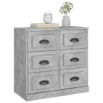 vidaXL Servantă, gri beton, 70x35,5x67,5 cm, lemn prelucrat vidaXL Servantă, gri beton, 70x35,5x67,5 cm, lemn prelucrat