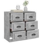 vidaXL Servantă, gri beton, 70x35,5x67,5 cm, lemn prelucrat vidaXL Servantă, gri beton, 70x35,5x67,5 cm, lemn prelucrat