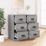 vidaXL Servantă, gri sonoma, 70x35,5x67,5 cm, lemn prelucrat vidaXL Servantă, gri sonoma, 70x35,5x67,5 cm, lemn prelucrat