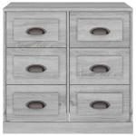 vidaXL Servantă, gri sonoma, 70x35,5x67,5 cm, lemn prelucrat vidaXL Servantă, gri sonoma, 70x35,5x67,5 cm, lemn prelucrat
