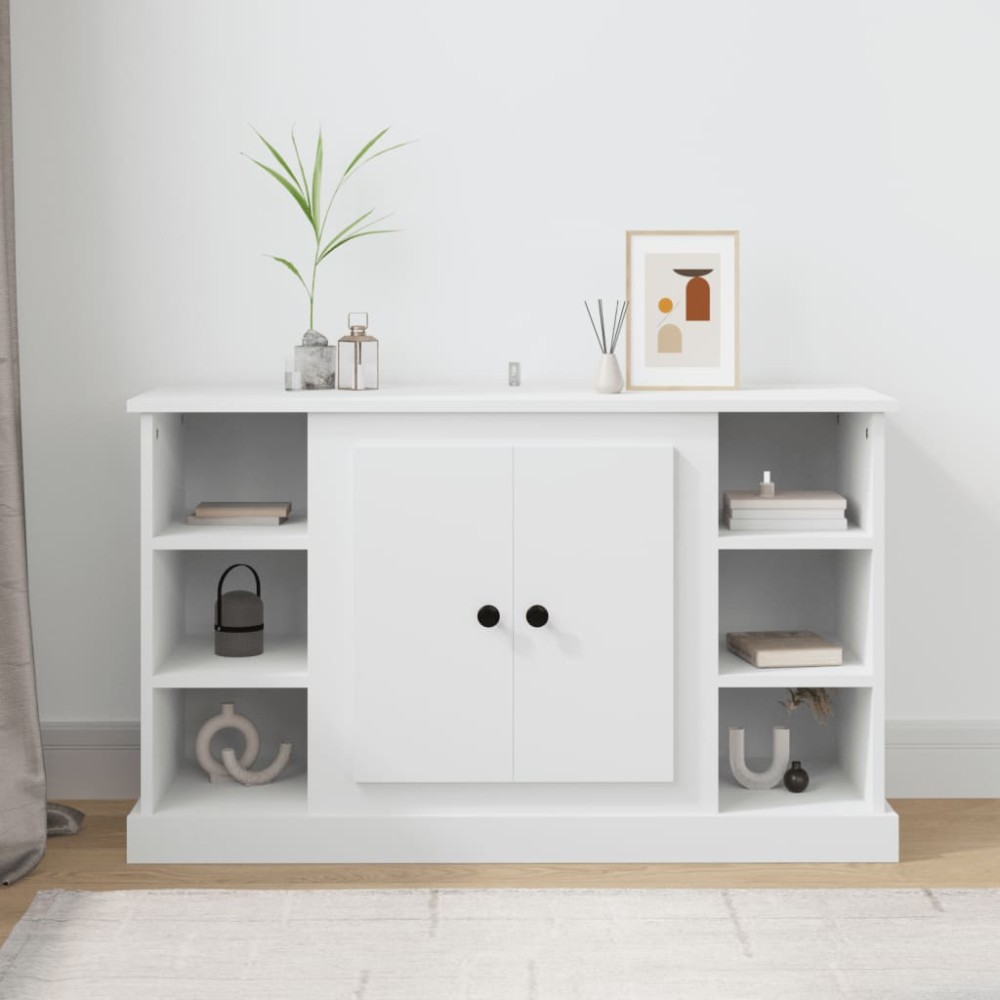 vidaXL Servantă, alb, 100x35,5x60 cm, lemn prelucrat