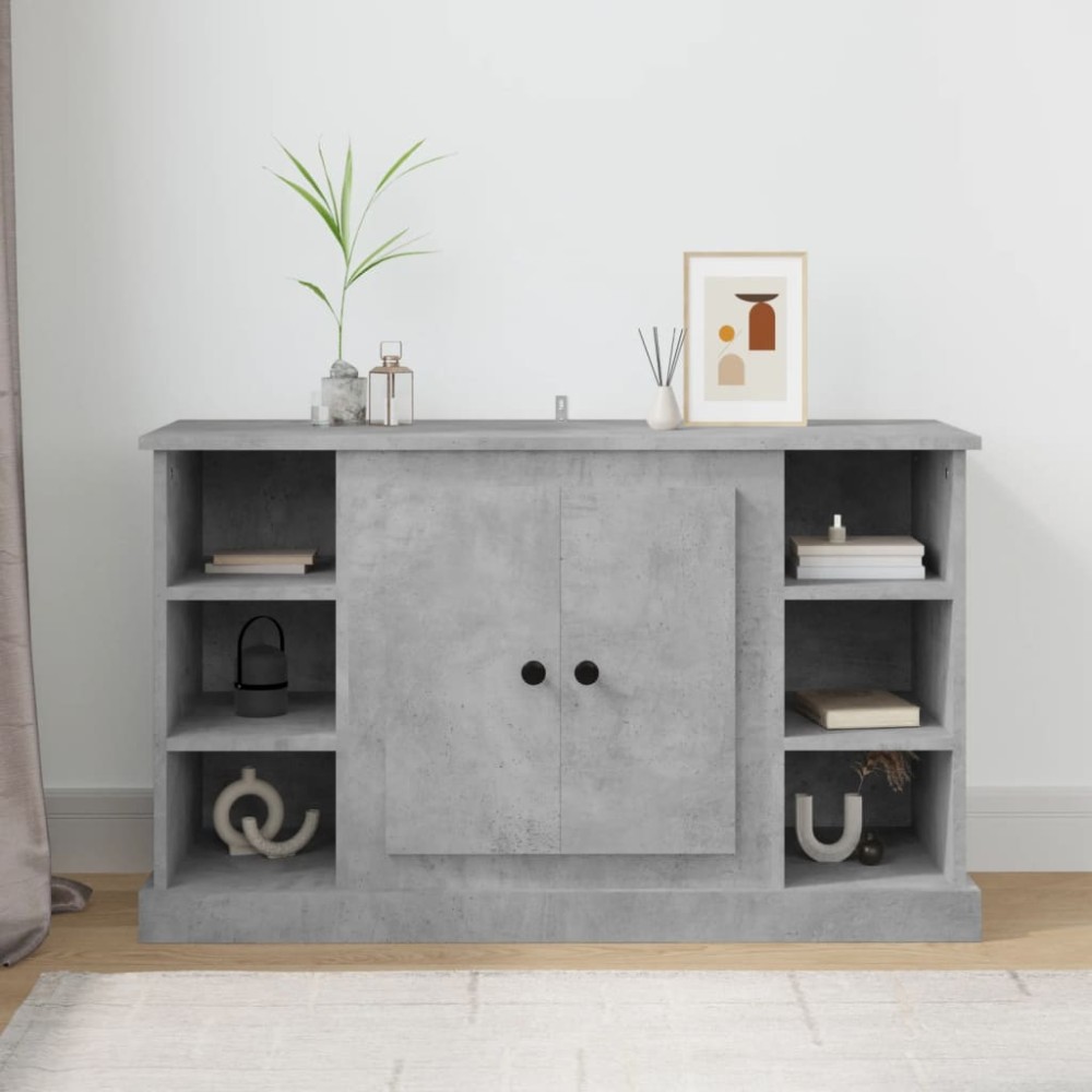 vidaXL Servantă, gri beton, 100x35,5x60 cm, lemn prelucrat