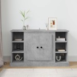 vidaXL Servantă, gri beton, 100x35,5x60 cm, lemn prelucrat