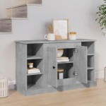 vidaXL Servantă, gri beton, 100x35,5x60 cm, lemn prelucrat