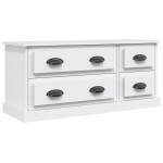 vidaXL Comodă TV, alb, 100x35,5x45 cm, lemn prelucrat vidaXL Comodă TV, alb, 100x35,5x45 cm, lemn prelucrat