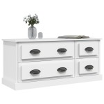 vidaXL Comodă TV, alb, 100x35,5x45 cm, lemn prelucrat vidaXL Comodă TV, alb, 100x35,5x45 cm, lemn prelucrat