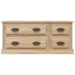 vidaXL Comodă TV, stejar sonoma, 100x35,5x45 cm, lemn prelucrat vidaXL Comodă TV, stejar sonoma, 100x35,5x45 cm, lemn prelucrat