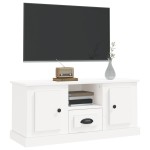 vidaXL Comodă TV, alb, 100x35,5x45 cm, lemn prelucrat vidaXL Comodă TV, alb, 100x35,5x45 cm, lemn prelucrat