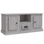 vidaXL Comodă TV, gri sonoma, 100x35,5x45 cm, lemn prelucrat vidaXL Comodă TV, gri sonoma, 100x35,5x45 cm, lemn prelucrat