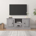 vidaXL Comodă TV, gri sonoma, 100x35,5x45 cm, lemn prelucrat vidaXL Comodă TV, gri sonoma, 100x35,5x45 cm, lemn prelucrat