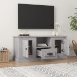 vidaXL Comodă TV, gri sonoma, 100x35,5x45 cm, lemn prelucrat vidaXL Comodă TV, gri sonoma, 100x35,5x45 cm, lemn prelucrat