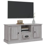 vidaXL Comodă TV, gri sonoma, 100x35,5x45 cm, lemn prelucrat vidaXL Comodă TV, gri sonoma, 100x35,5x45 cm, lemn prelucrat