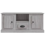 vidaXL Comodă TV, gri sonoma, 100x35,5x45 cm, lemn prelucrat vidaXL Comodă TV, gri sonoma, 100x35,5x45 cm, lemn prelucrat