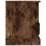 vidaXL Comodă TV, stejar fumuriu, 93x35,5x45 cm, lemn prelucrat