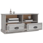 vidaXL Comodă TV, gri sonoma, 93x35,5x45 cm, lemn prelucrat vidaXL Comodă TV, gri sonoma, 93x35,5x45 cm, lemn prelucrat