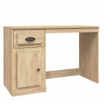 vidaXL Birou cu sertar, stejar sonoma, 115x50x75 cm, lemn prelucrat vidaXL Birou cu sertar, stejar sonoma, 115x50x75 cm, lemn prelucrat