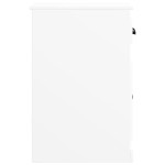 vidaXL Dulap lateral cu sertar, alb, 40x50x75 cm, lemn prelucrat