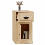 vidaXL Dulap lateral, sertar stejar sonoma, 40x50x75 cm lemn prelucrat