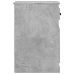 vidaXL Dulap lateral cu sertar, gri beton, 40x50x75 cm lemn prelucrat