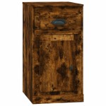 vidaXL Dulap lateral, sertar, stejar afumat, 40x50x75cm lemn prelucrat vidaXL Dulap lateral, sertar, stejar afumat, 40x50x75cm lemn prelucrat