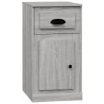 vidaXL Dulap lateral, sertar, gri sonoma, 40x50x75 cm, lemn prelucrat