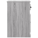 vidaXL Dulap lateral, sertar, gri sonoma, 40x50x75 cm, lemn prelucrat