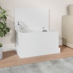 vidaXL Raft de depozitare, alb, 50x30x28 cm, lemn prelucrat vidaXL Raft de depozitare, alb, 50x30x28 cm, lemn prelucrat