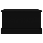 vidaXL Raft de depozitare, negru, 50x30x28 cm, lemn prelucrat vidaXL Raft de depozitare, negru, 50x30x28 cm, lemn prelucrat