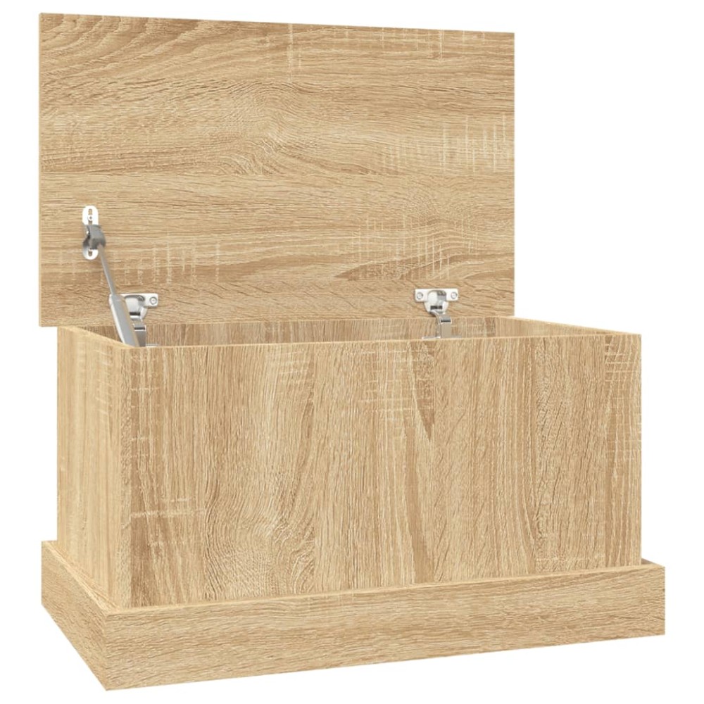 vidaXL Cutie de depozitare, stejar sonoma, 50x30x28 cm, lemn prelucrat