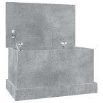 vidaXL Cutie de depozitare, gri beton, 50x30x28 cm, lemn prelucrat vidaXL Cutie de depozitare, gri beton, 50x30x28 cm, lemn prelucrat