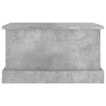vidaXL Cutie de depozitare, gri beton, 50x30x28 cm, lemn prelucrat vidaXL Cutie de depozitare, gri beton, 50x30x28 cm, lemn prelucrat
