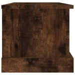 vidaXL Cutie de depozitare, stejar afumat, 50x30x28 cm, lemn prelucrat vidaXL Cutie de depozitare, stejar afumat, 50x30x28 cm, lemn prelucrat