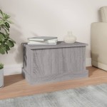 vidaXL Cutie de depozitare, gri sonoma, 50x30x28 cm, lemn prelucrat