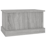 vidaXL Cutie de depozitare, gri sonoma, 50x30x28 cm, lemn prelucrat