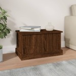 vidaXL Cutie de depozitare, stejar maro, 50x30x28 cm, lemn prelucrat vidaXL Cutie de depozitare, stejar maro, 50x30x28 cm, lemn prelucrat