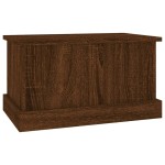 vidaXL Cutie de depozitare, stejar maro, 50x30x28 cm, lemn prelucrat vidaXL Cutie de depozitare, stejar maro, 50x30x28 cm, lemn prelucrat