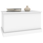 vidaXL Cutie de depozitare, alb, 70x40x38 cm, lemn prelucrat vidaXL Cutie de depozitare, alb, 70x40x38 cm, lemn prelucrat