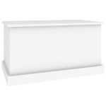 vidaXL Cutie de depozitare, alb, 70x40x38 cm, lemn prelucrat vidaXL Cutie de depozitare, alb, 70x40x38 cm, lemn prelucrat