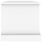 vidaXL Cutie de depozitare, alb, 70x40x38 cm, lemn prelucrat vidaXL Cutie de depozitare, alb, 70x40x38 cm, lemn prelucrat