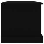 vidaXL Cutie de depozitare, negru, 70x40x38 cm, lemn prelucrat vidaXL Cutie de depozitare, negru, 70x40x38 cm, lemn prelucrat