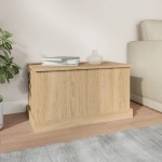 vidaXL Cutie de depozitare, stejar sonoma, 70x40x38 cm, lemn prelucrat vidaXL Cutie de depozitare, stejar sonoma, 70x40x38 cm, lemn prelucrat