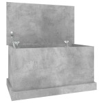 vidaXL Cutie de depozitare, gri beton, 70x40x38 cm, lemn prelucrat vidaXL Cutie de depozitare, gri beton, 70x40x38 cm, lemn prelucrat