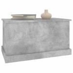 vidaXL Cutie de depozitare, gri beton, 70x40x38 cm, lemn prelucrat vidaXL Cutie de depozitare, gri beton, 70x40x38 cm, lemn prelucrat