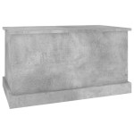 vidaXL Cutie de depozitare, gri beton, 70x40x38 cm, lemn prelucrat vidaXL Cutie de depozitare, gri beton, 70x40x38 cm, lemn prelucrat