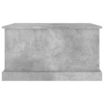 vidaXL Cutie de depozitare, gri beton, 70x40x38 cm, lemn prelucrat vidaXL Cutie de depozitare, gri beton, 70x40x38 cm, lemn prelucrat