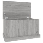 vidaXL Cutie de depozitare, gri sonoma, 70x40x38 cm, lemn prelucrat vidaXL Cutie de depozitare, gri sonoma, 70x40x38 cm, lemn prelucrat