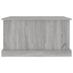 vidaXL Cutie de depozitare, gri sonoma, 70x40x38 cm, lemn prelucrat vidaXL Cutie de depozitare, gri sonoma, 70x40x38 cm, lemn prelucrat