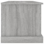 vidaXL Cutie de depozitare, gri sonoma, 70x40x38 cm, lemn prelucrat vidaXL Cutie de depozitare, gri sonoma, 70x40x38 cm, lemn prelucrat