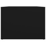 vidaXL Măsuță de cafea, negru, 80x50x36 cm, lemn compozit vidaXL Măsuță de cafea, negru, 80x50x36 cm, lemn compozit