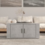 vidaXL Măsuță de cafea, gri beton, 80x50x36 cm, lemn compozit vidaXL Măsuță de cafea, gri beton, 80x50x36 cm, lemn compozit